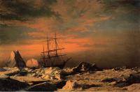 William Bradford - Ice Dwellers Watching the Invaders